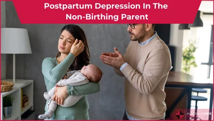 Non-birth parent postpartum depression article header